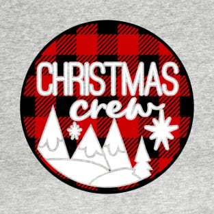 plaid christmas crew T-Shirt